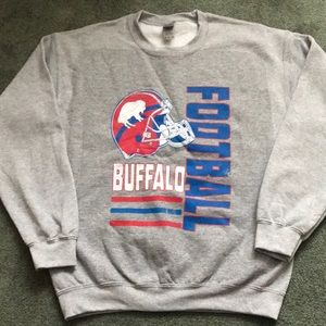 Vintage Buffalo bills football crew neck